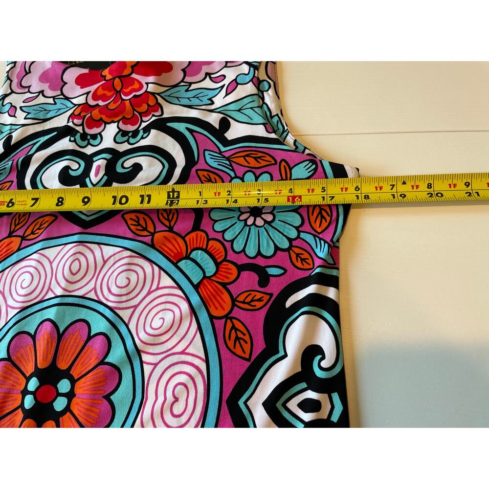 Nicole by Nicole Miller NWT Shift Dress Sleeveless Sz S Geometric Colorful Boho - Picture 6 of 7